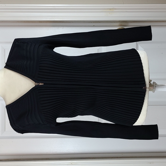 Belldini Sweaters - Belldini Ribbed Full Zip Sweater